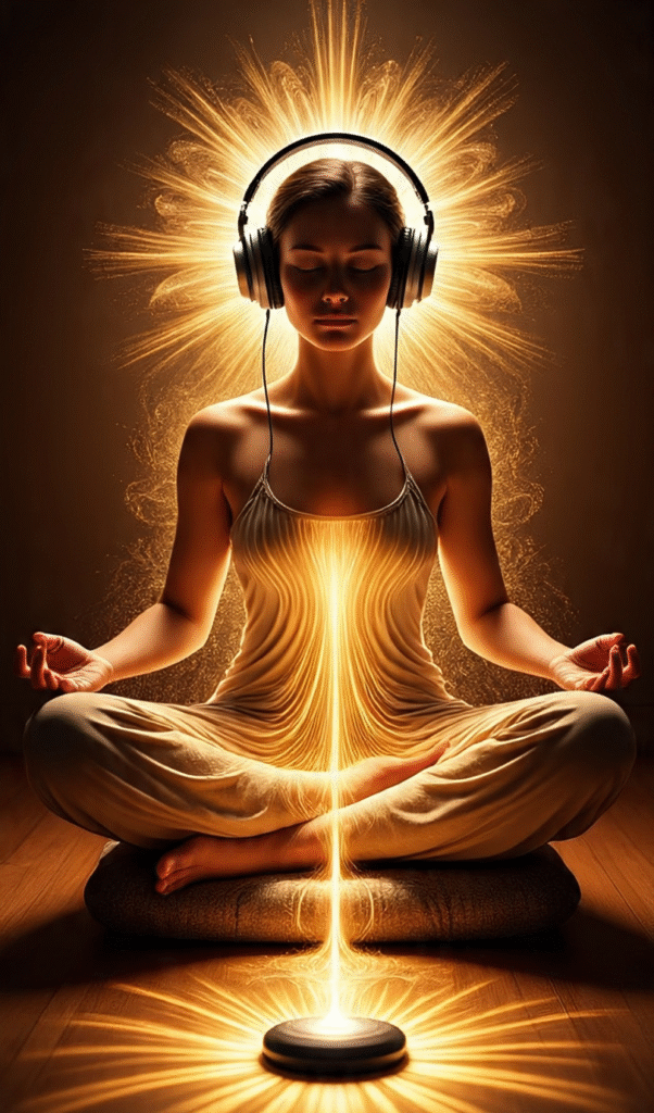 2-a_person_meditating_with_headphones_on_surrounded
