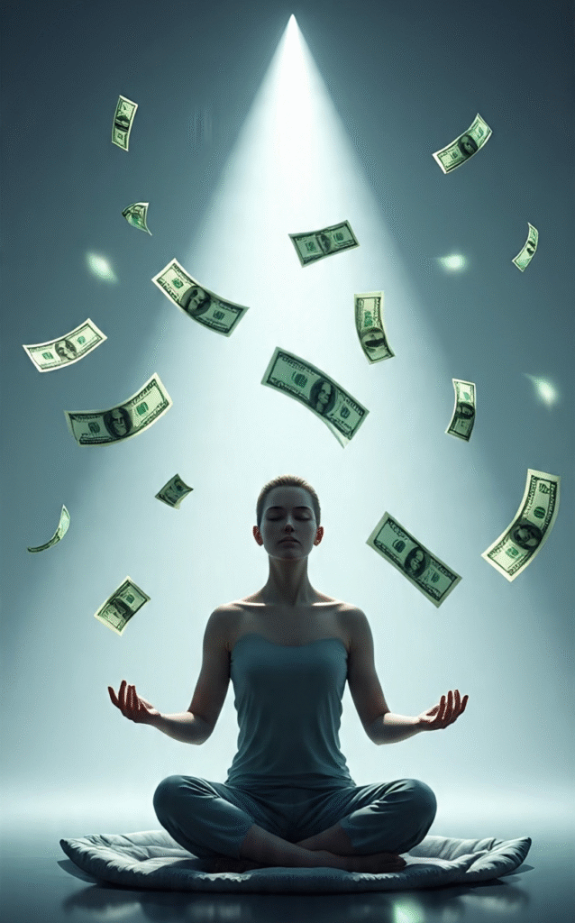 2-a_person_meditating_with_money_floating_around