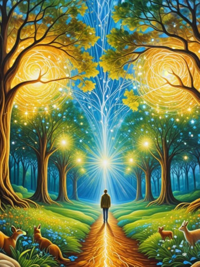 man in the wilderness searching