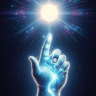 a_glowing_cosmic_hand_reaching_down_from