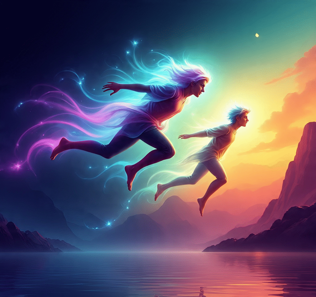 a_glowing_person_leaping_between_two_parallel1