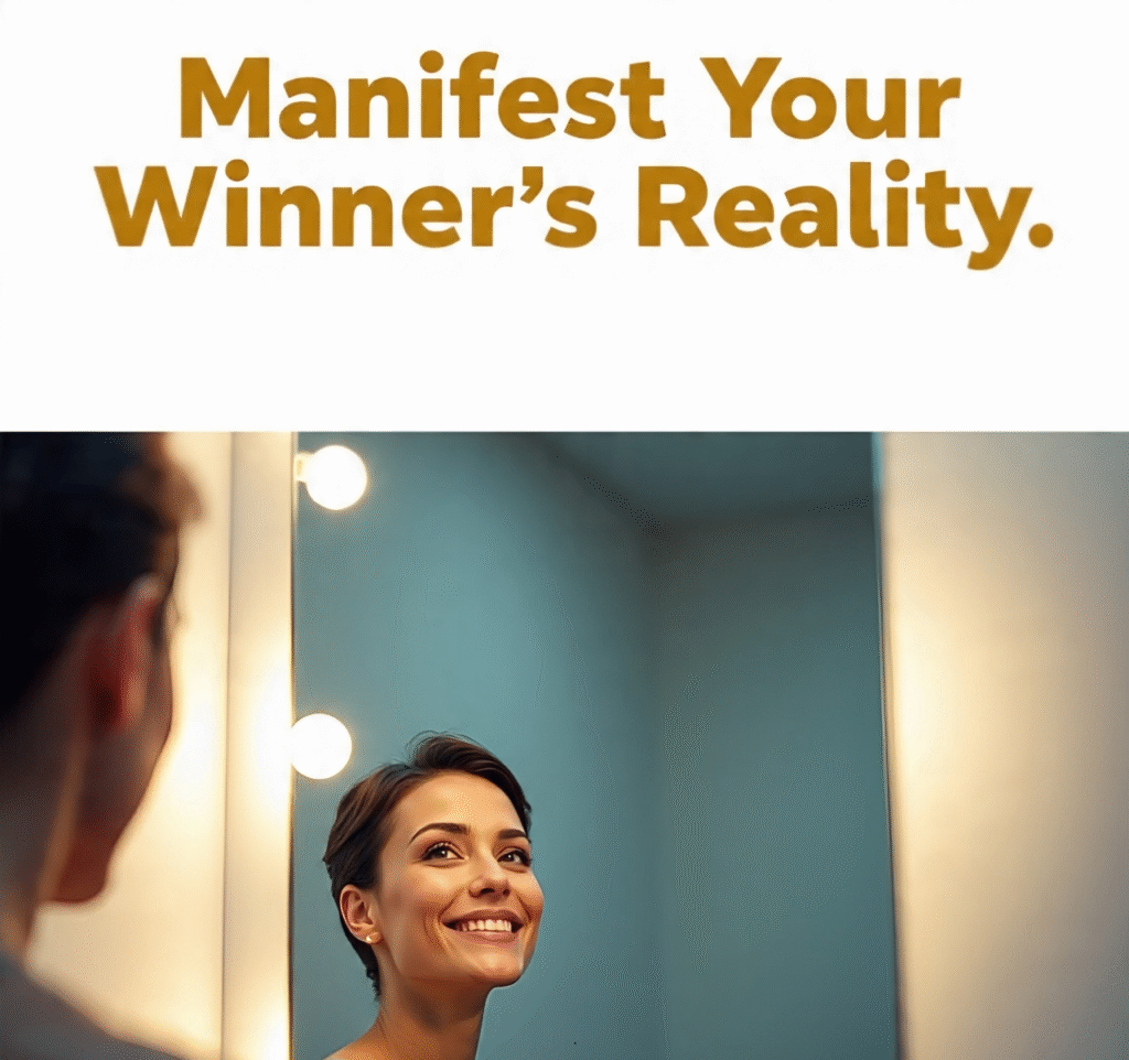 a_person_looking_at_their_reflection_in