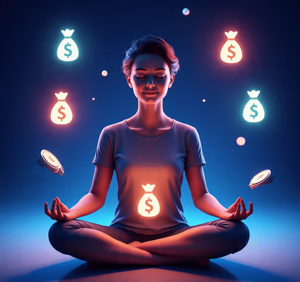 happy_person_meditating_with_floating_thoughts_turning