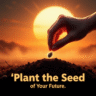 a_hand_planting_a_single_glowing_seed