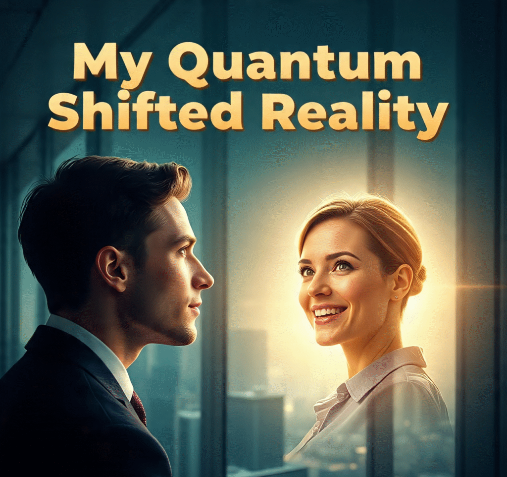 a_person_looking_at_their_reflection_in