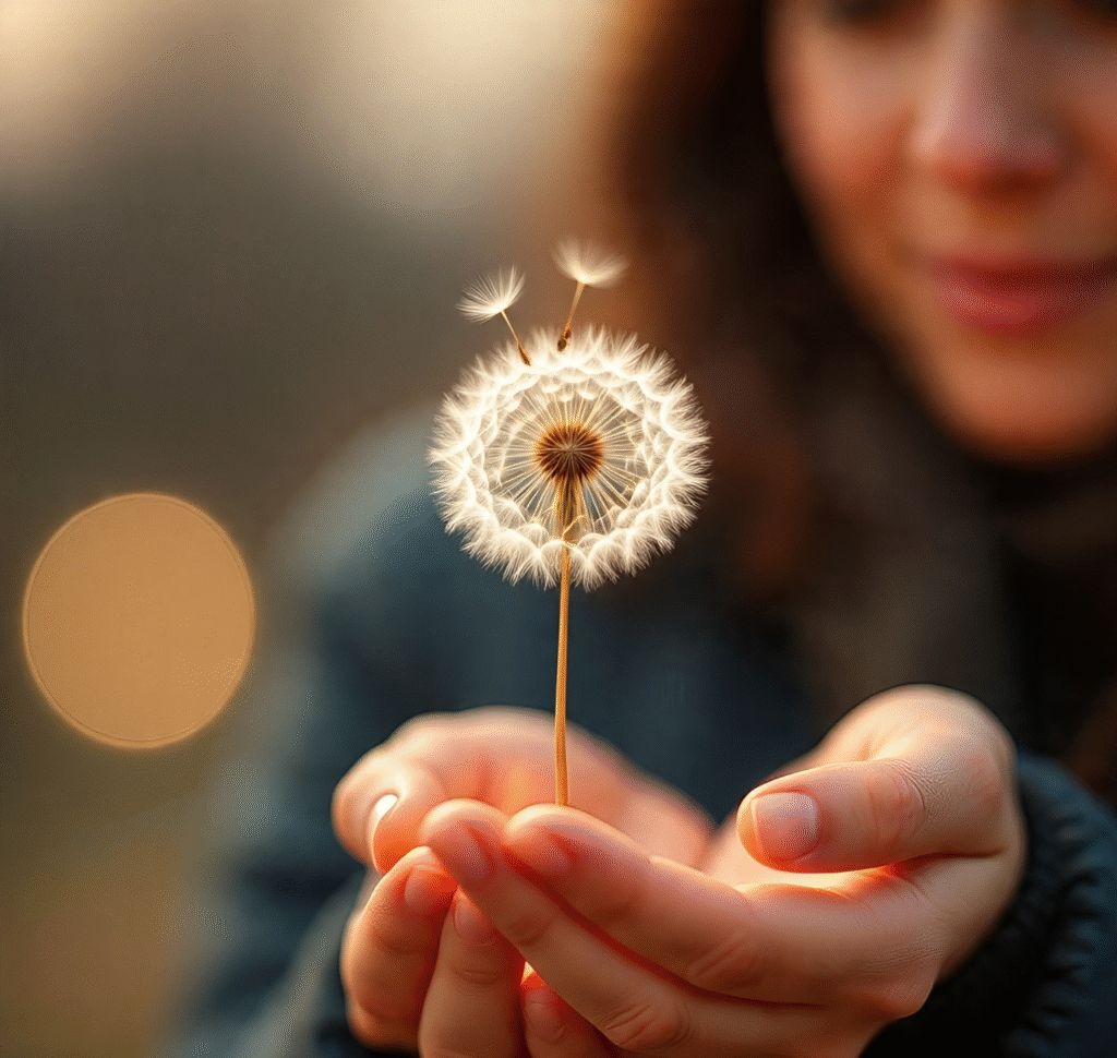 a_person_s_hands_releasing_a_glowing_dandelion
