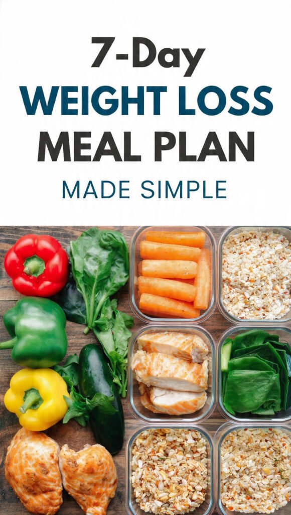 7-Day Weight Loss Meal Plan Made Simple