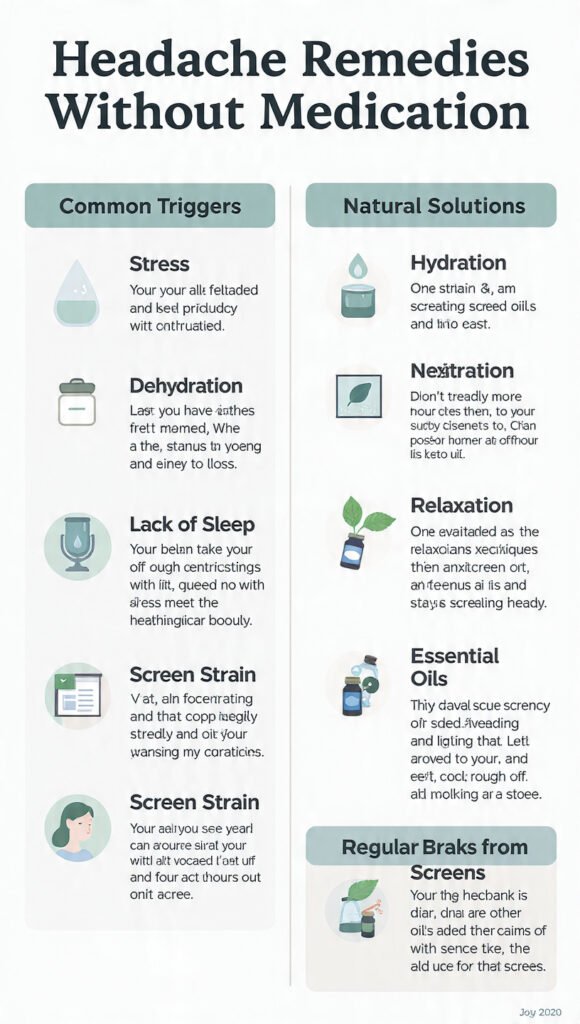 Headache Remedies Without Medication