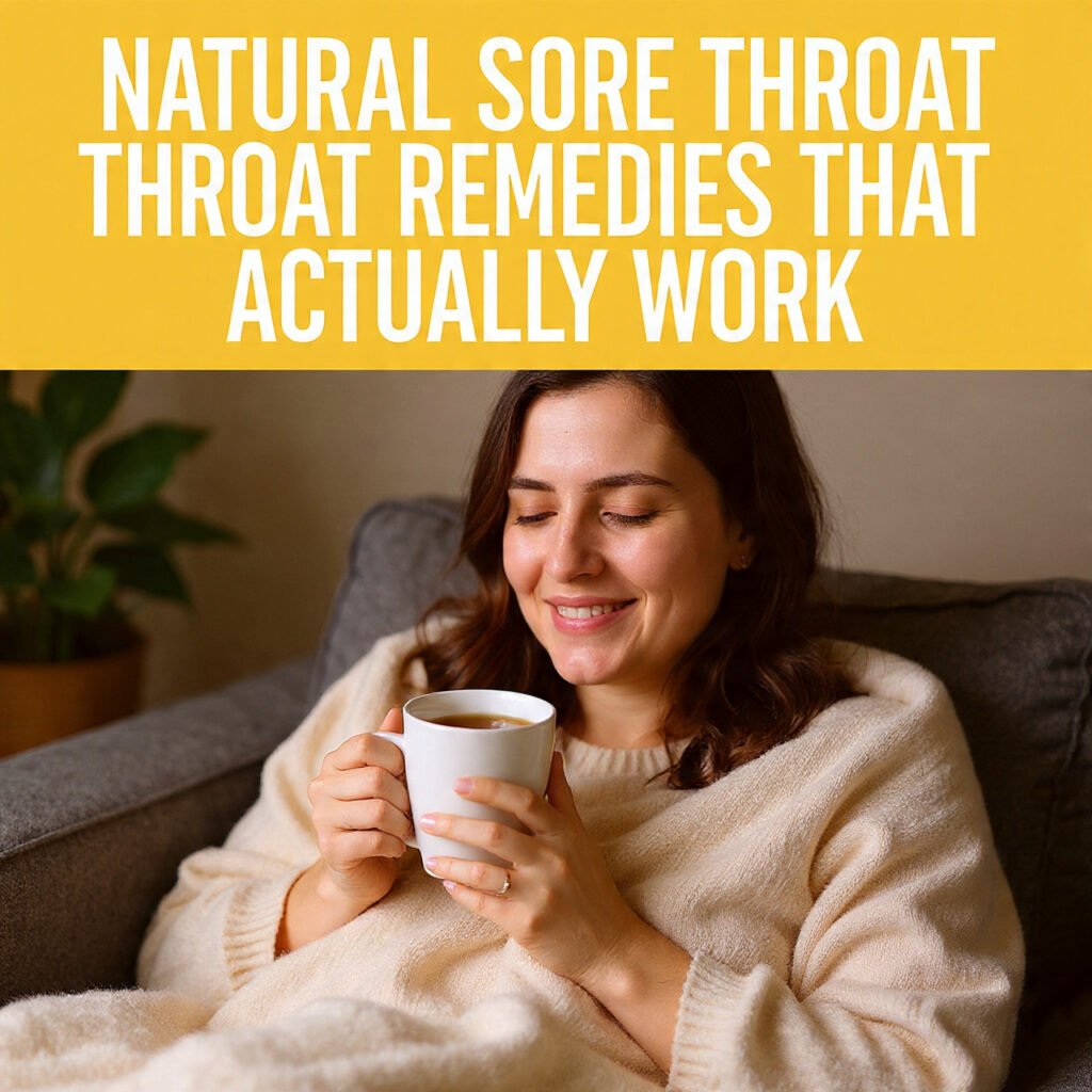 Natural Sore Throat Remedies That Actually Work