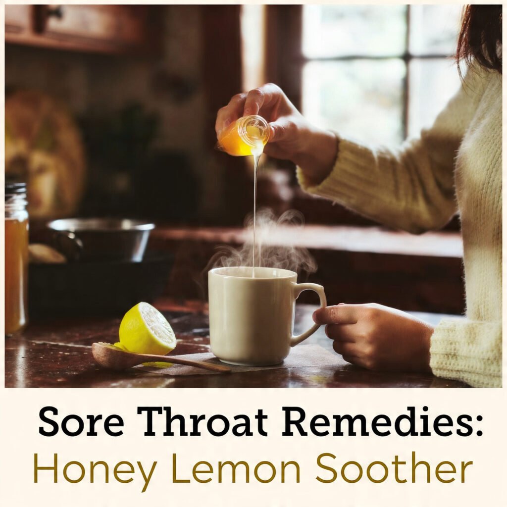Sore Throat Remedies - Honey Lemon Soother