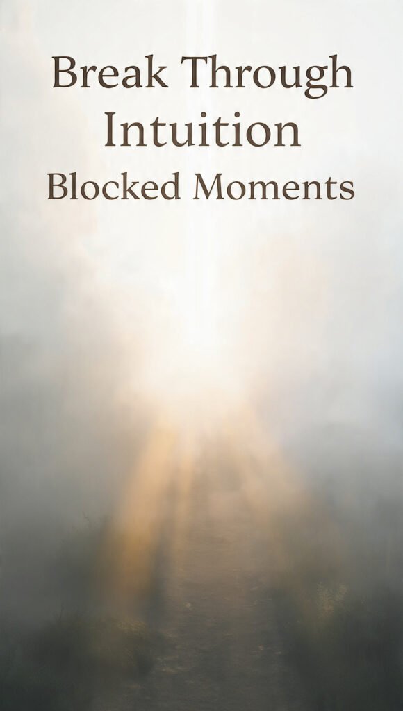 Break Through Intuition Blocked Moments