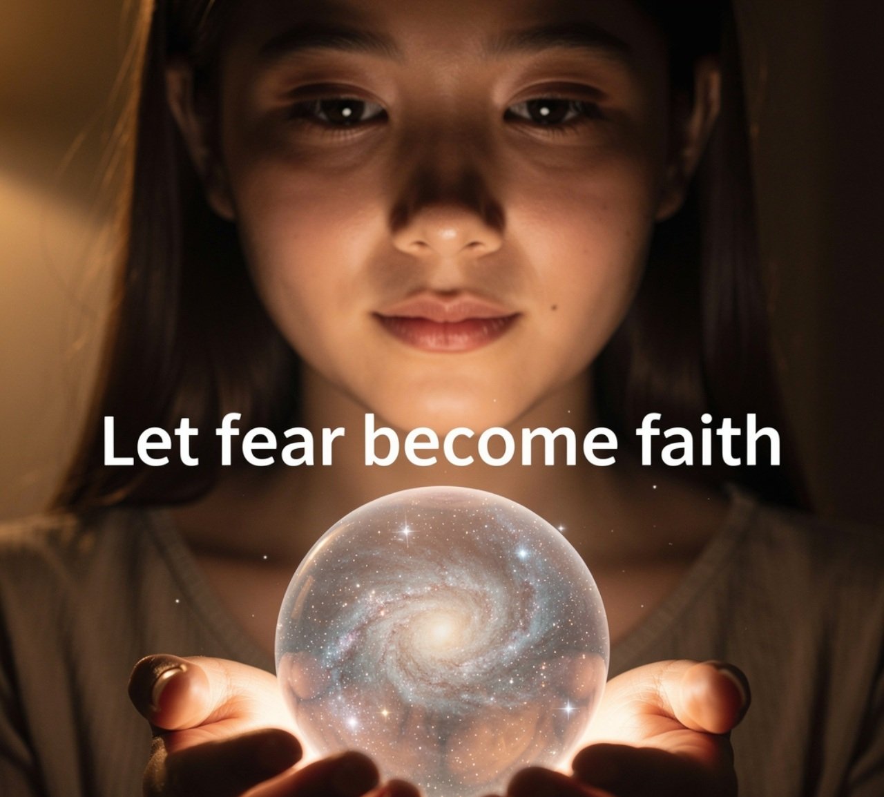 Let fear become faith.