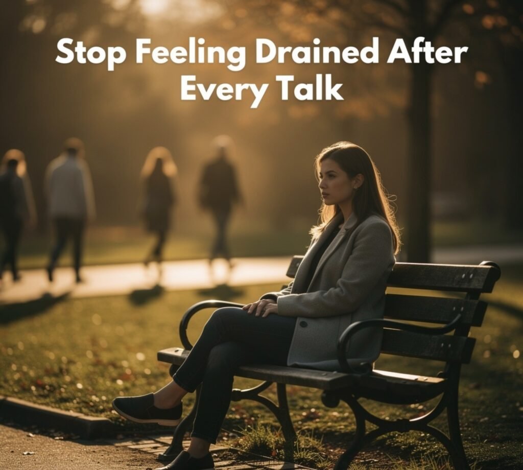 Stop Feeling Drained After Every Talk