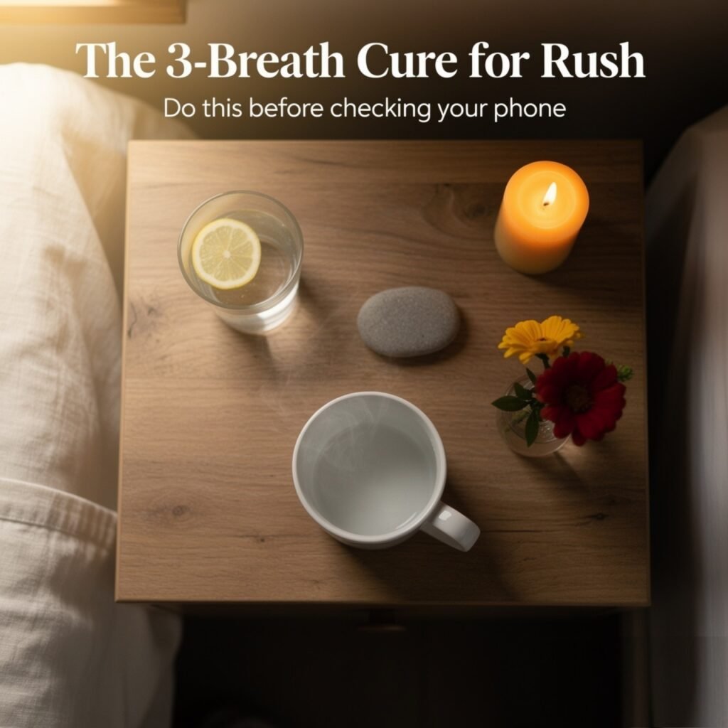 The 3-Breath Cure for Rush Hook caption