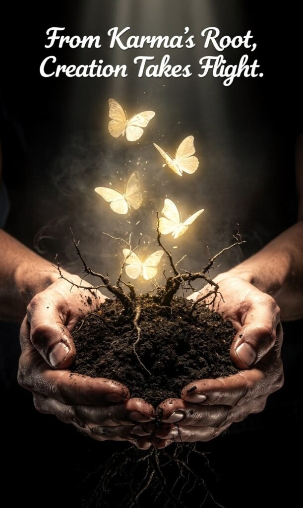 The Pain of Karma Opens the Portal to Creation