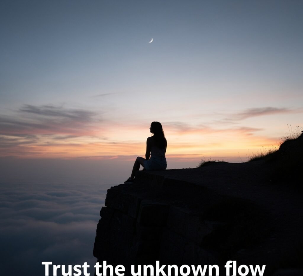 Trust the unknown flow.