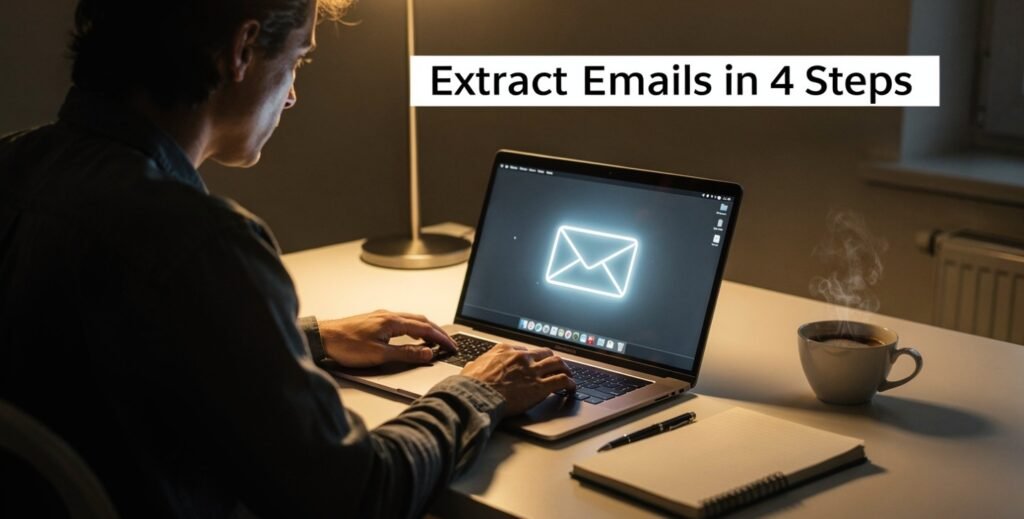Extract Emails in 4 Steps