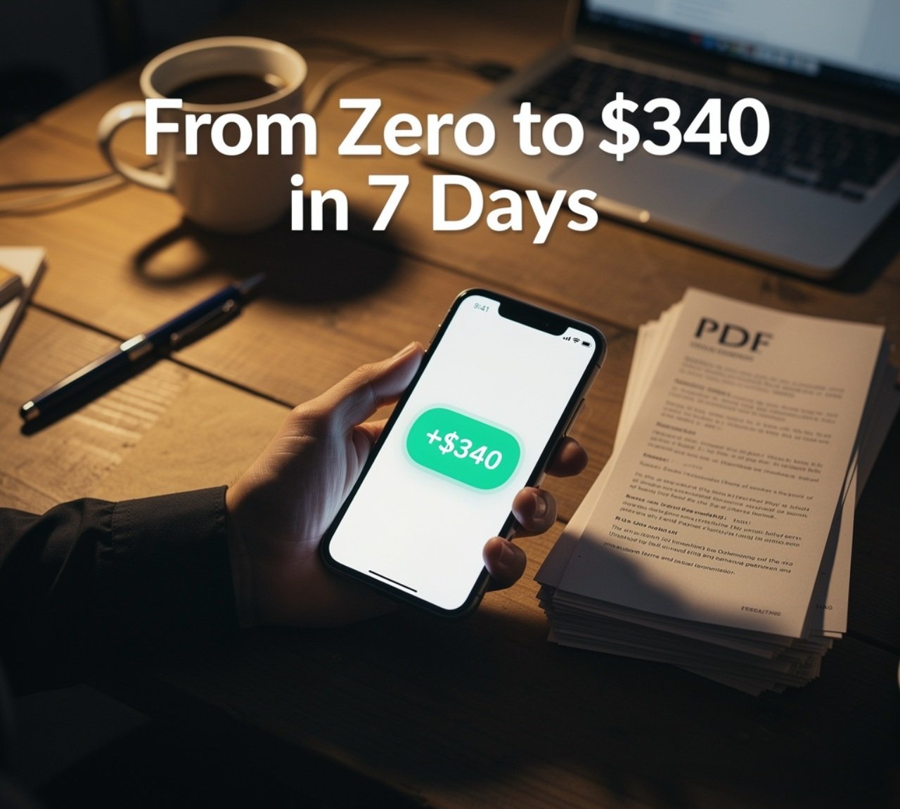 From Zero to $340 in 7 Days.