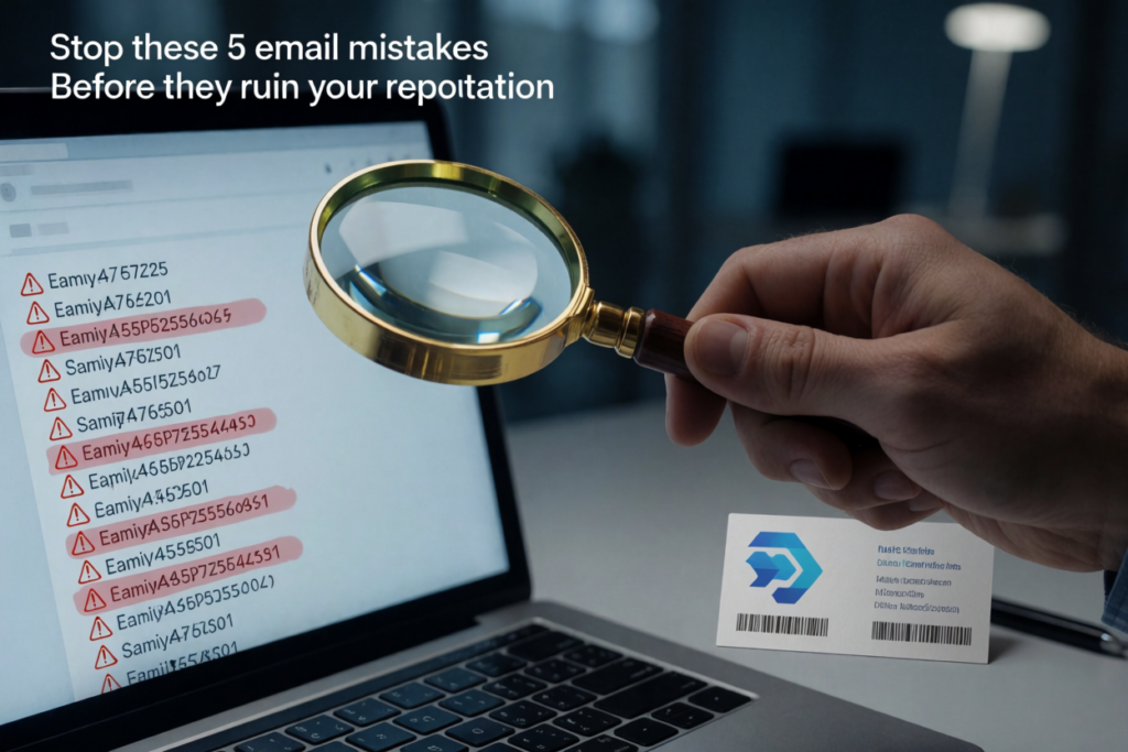 Stop these 5 email mistakes