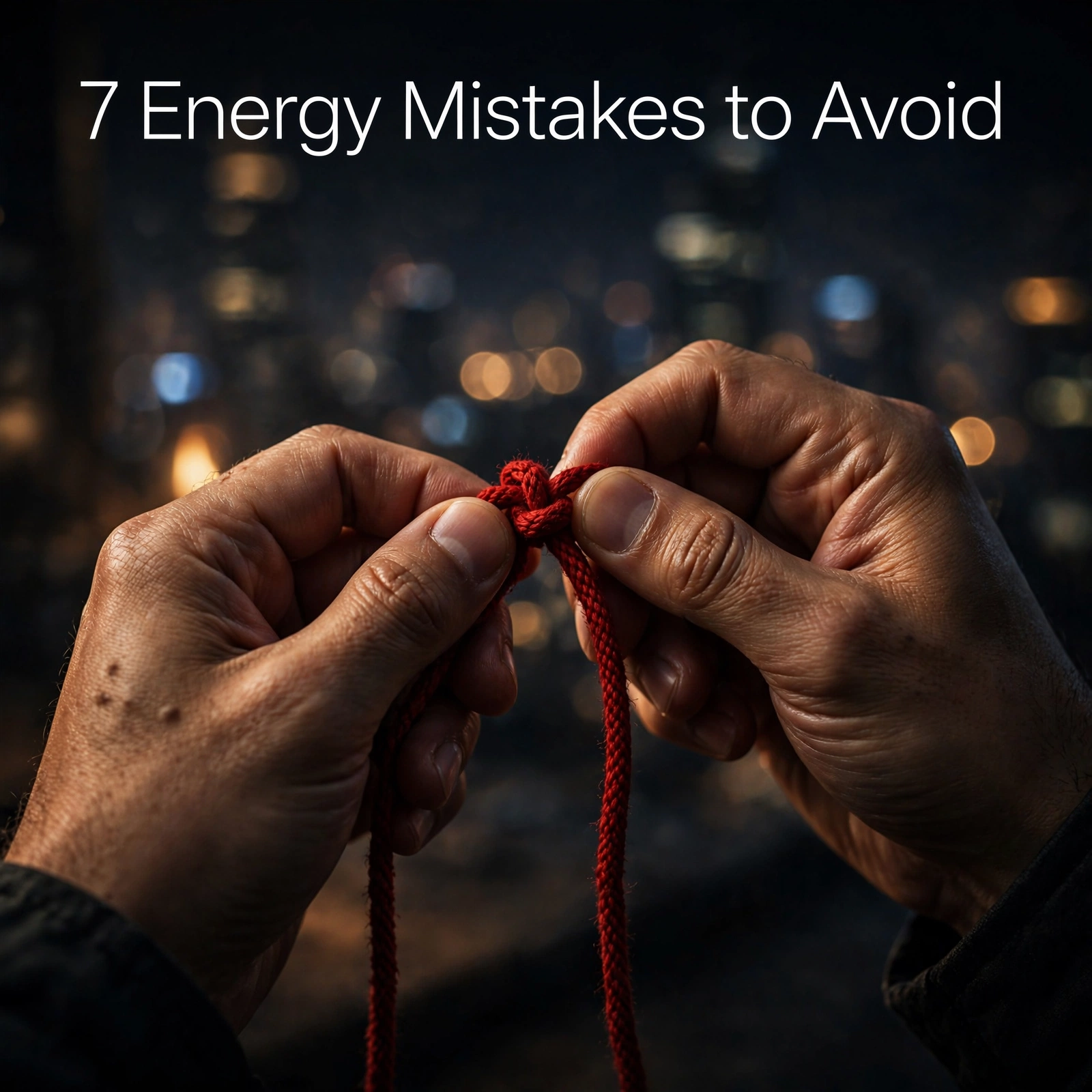 7 Energy Mistakes to Avoid