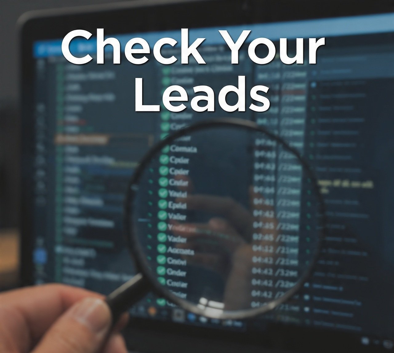 Check Your Leads
