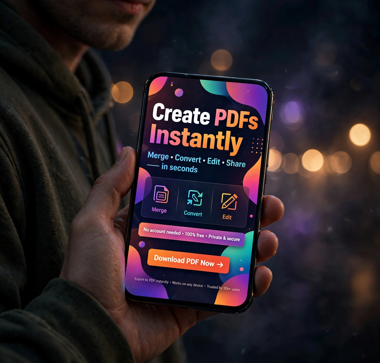 Create PDFs Instantly