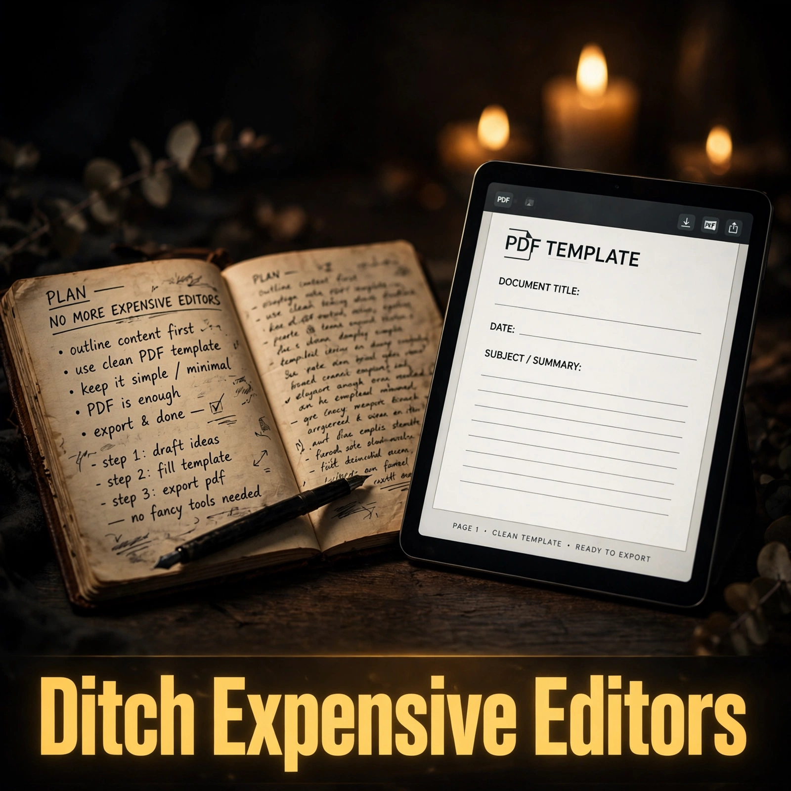 Ditch Expensive Editors