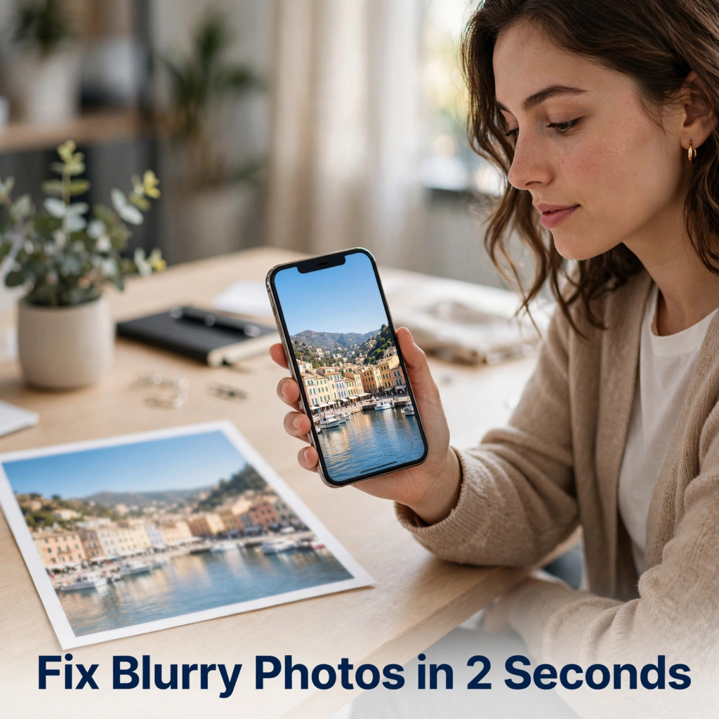 Fix Blurry Photos in 2 Seconds