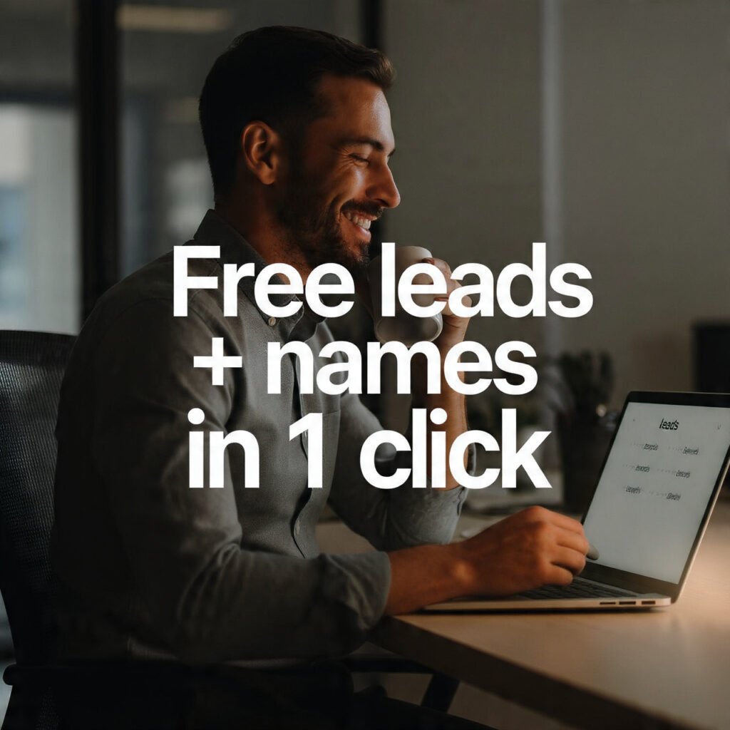 Free leads in 1 click