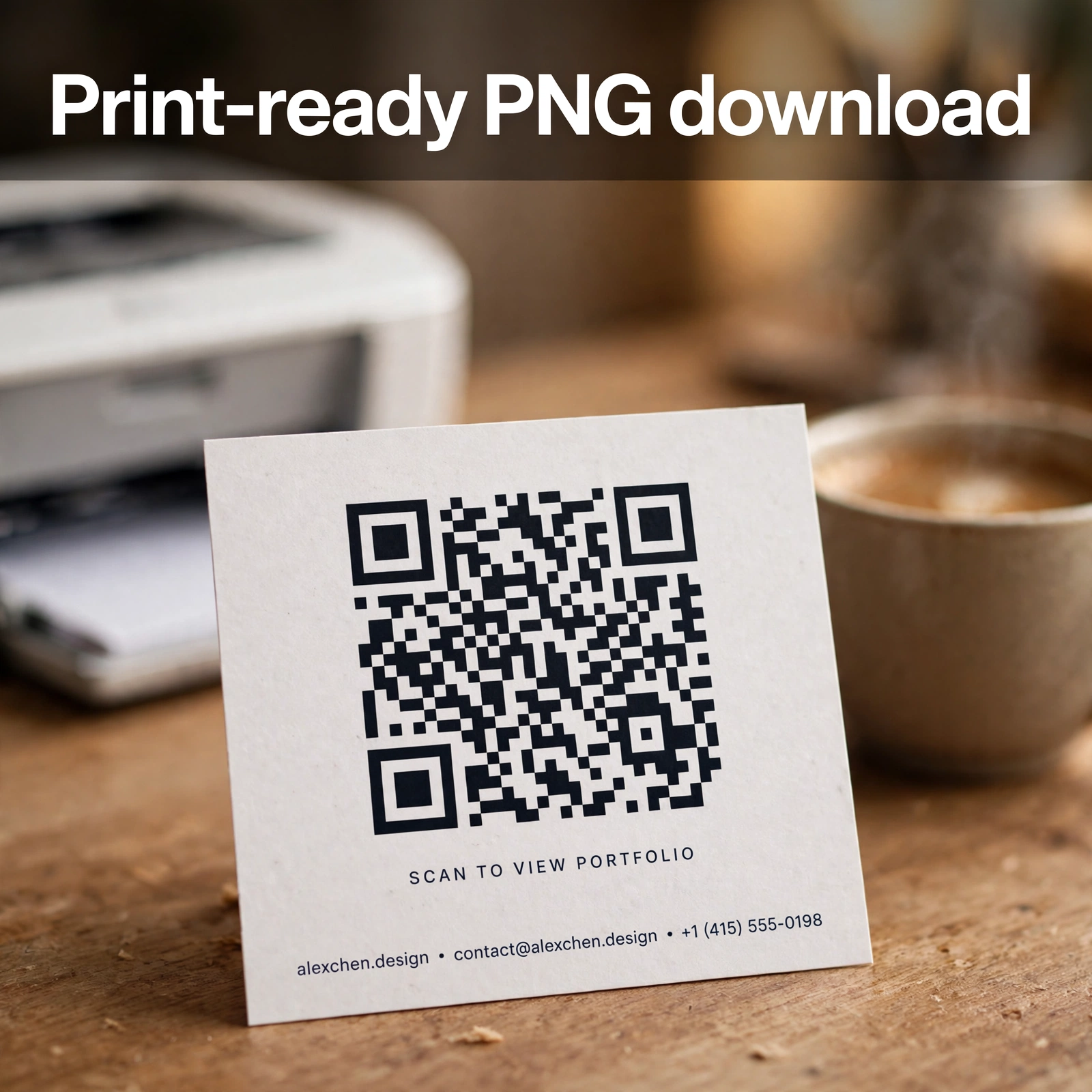 Print‑ready PNG download