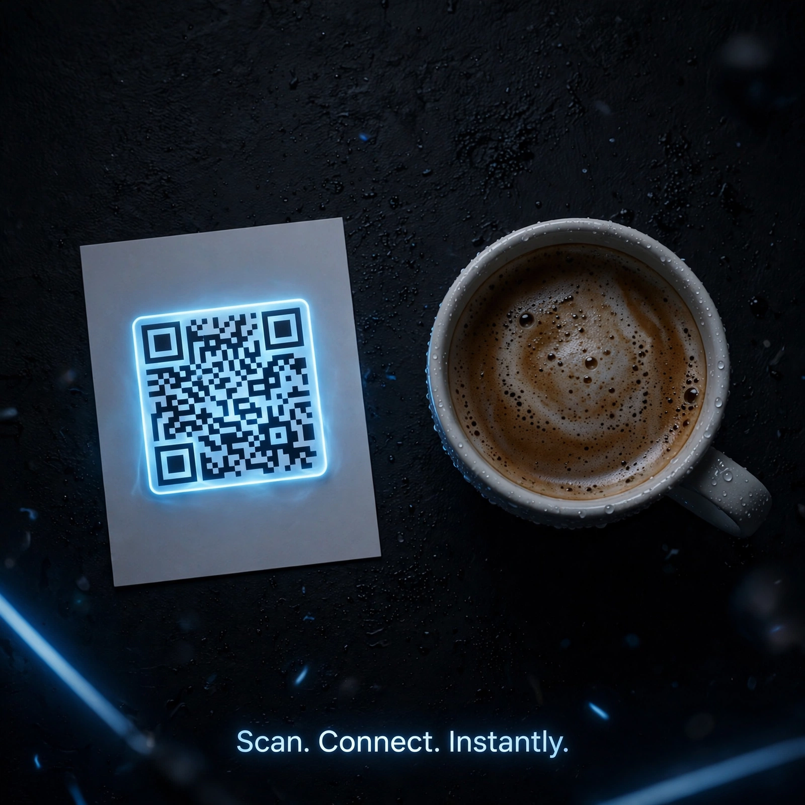 Scan. Connect. Instantly.