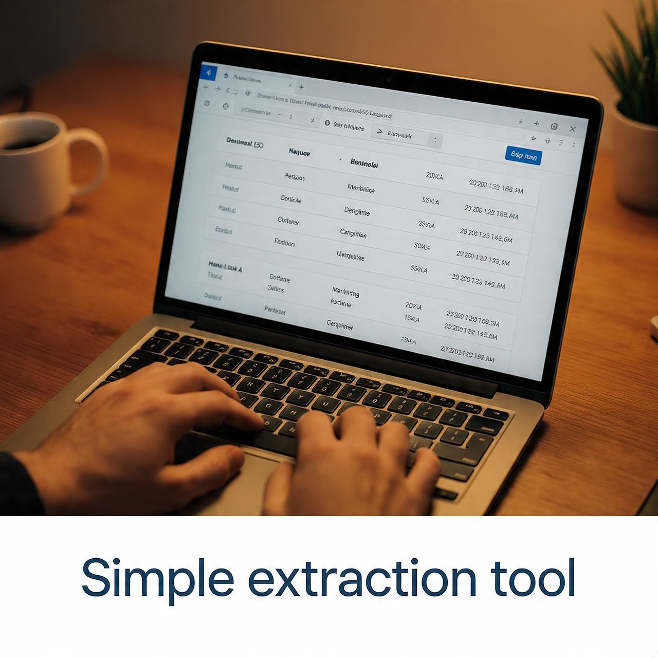 Simple extraction tool