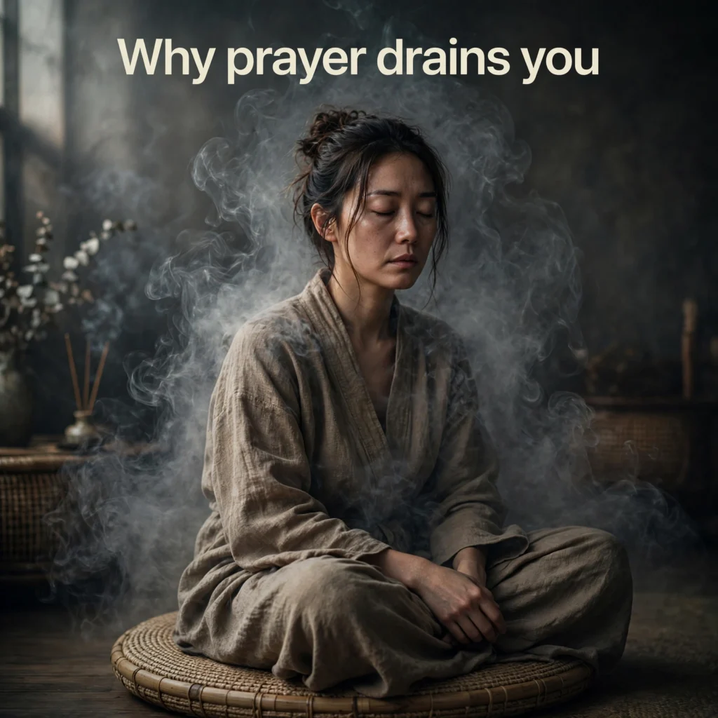Why prayer drains you