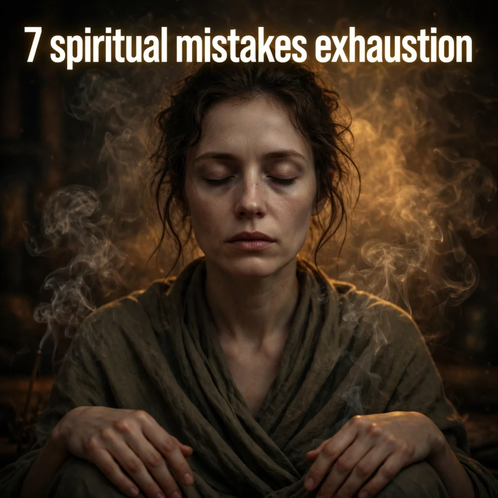 7 spiritual mistakes exhaustion